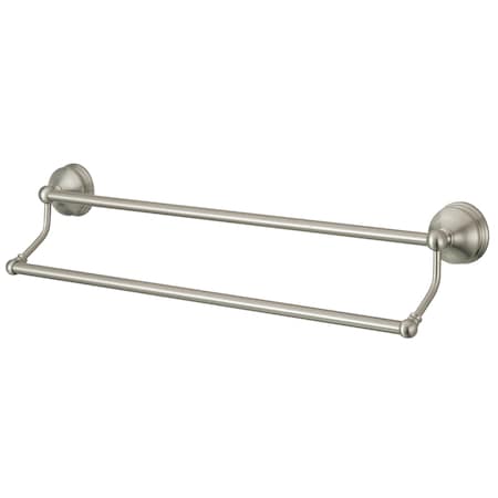 Kingston Brass Vintage 18" Dual Towel Bar, Brushed Nickel BA116318SN